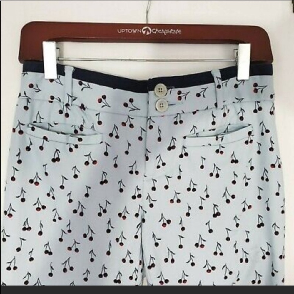 NWOT! Anthropologie Charlie Cherry Ankle Pants!